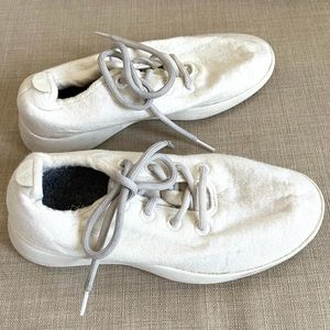 Allbirds Natural White Women’s Wool Runners Size 8
